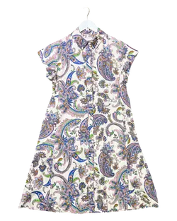 Size 8 | Obus Organic Cotton Paisley Midi Dress