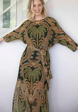 Isla Palm Resort Kaftan Dress
