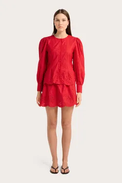 Isabella Mini Skirt - Poppy