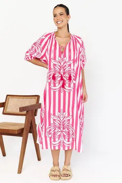 Ivy Dress - Pink Stripe - FINAL SALE