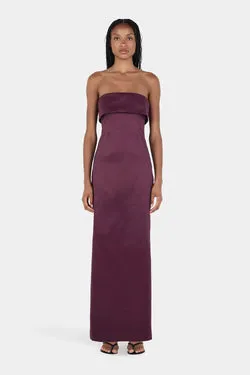 Julia Midi Dress Mulberry