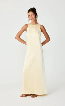 Juro Maxi Dress (Lemon)