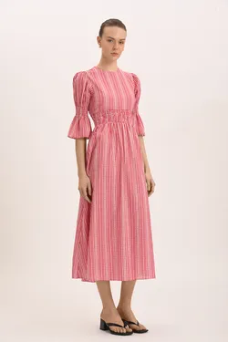 Julieta Dress - Cherry Check