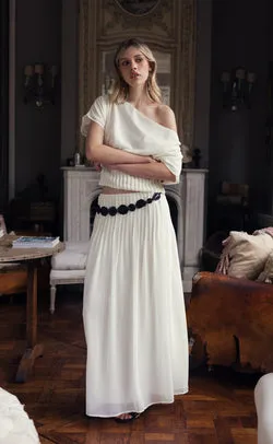 Mist Maxi Skirt (Cream)