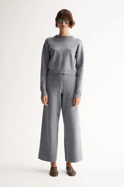 Rhyder Knit Pant Charcoal Marle