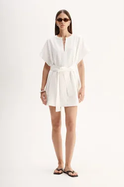 Kenji Mini Dress White