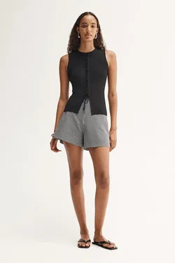 Spencer Knit Top Black