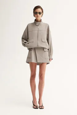Noah Mini Skirt Taupe