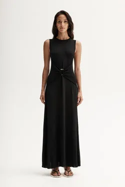 Roya Knit Dress Black