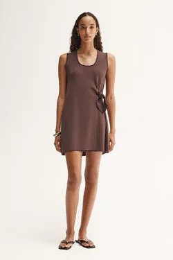 Jovie Knit Mini Dress Mocha