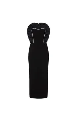 Katie Strapless Midi Dress