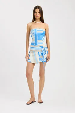 Meadow Wrap Mini Dress