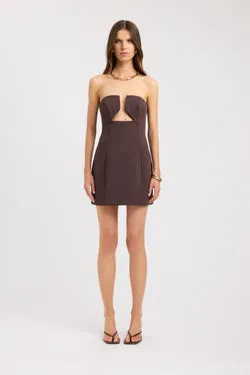 Ariel Low Cut Mini Dress