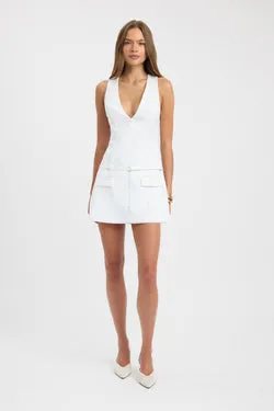 Ariel Belted Mini Dress
