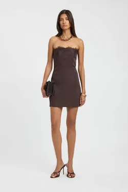 Ariel Strapless Lace Mini Dress