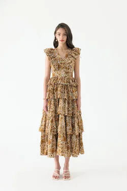 Rosalia Tiered Maxi Dress