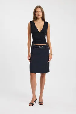 Ariel Low Rise Midi Skirt