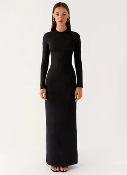 Kamora Maxi Dress - Black