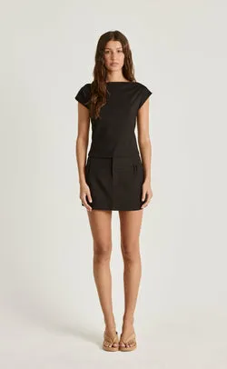 Dillon Mini Skirt (Black)