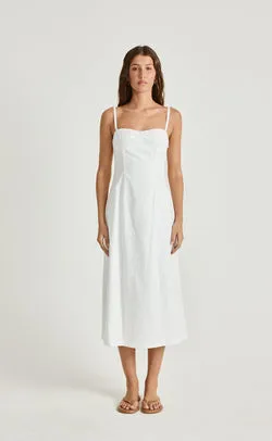 Duran Midi Dress (White)