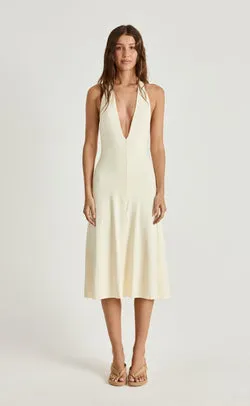 Sable Midi Dress (Butter)