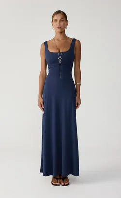 Koa Maxi Dress (Navy)
