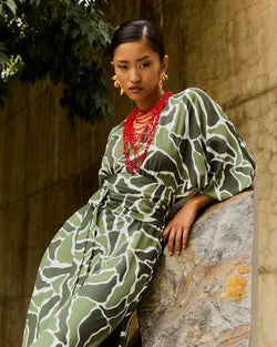 Vestido Kyoto Arrecife verde