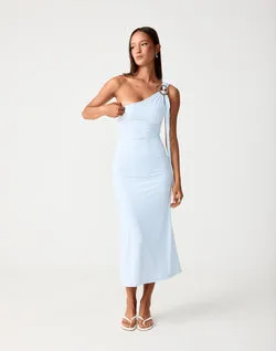 Late Night Midi Dress (Baby Blue)