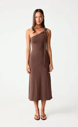 Late Night Midi Dress (Chocolate)