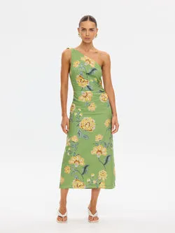 Eve One Shoulder Midi Dress