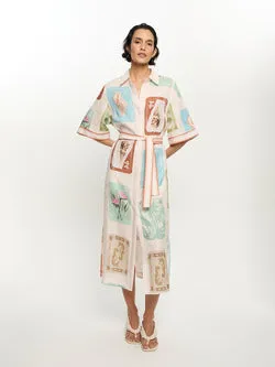 Coastline Shirt Midi Dress