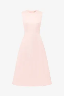Cleo Sleeveless Midi Dress - Soft Pink