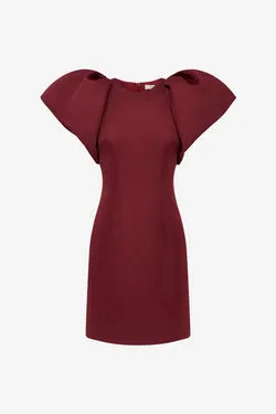 Dayna Mini Dress - Burgundy