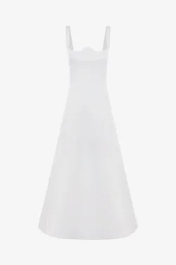 Odette Midi Dress - Snow