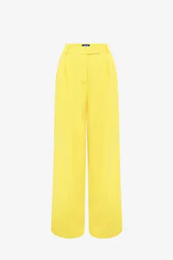 Elisha Wide Leg Pants - Sunshine
