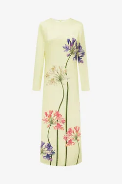 Cassandra Maxi Dress - Agapanthus Print