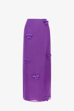 Jing Bow Maxi Skirt - Eminence