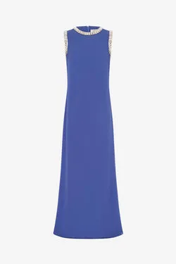 Sylvette Embellished Maxi Dress - Sapphire