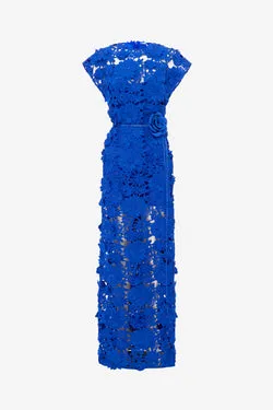 Alena Lace Maxi Dress - Lapis
