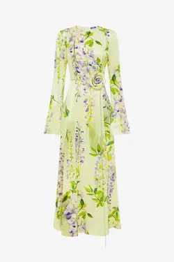 Francesca Maxi Dress - Wisteria Print