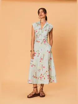 Diana Midi Dress - Delicate Floral