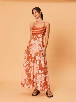 Akira Maxi Dress - Bird Floral