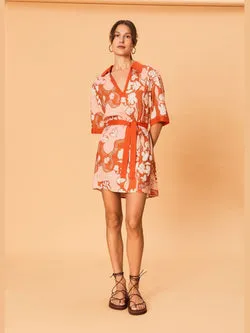 Akira Mini Dress - Bird Floral