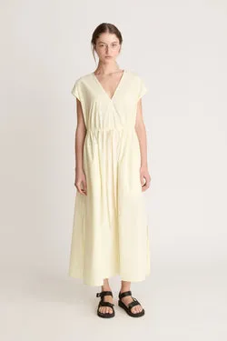 LM Poplin V Neck Dress