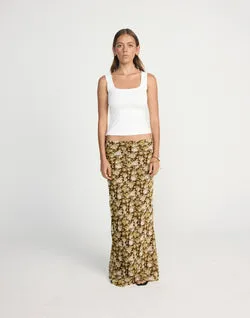 Zaya Maxi Skirt (Marigold)