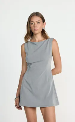 Gwynne Mini Dress (Grey Marle)