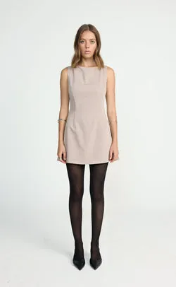 Gwynne Mini Dress (Mocha)
