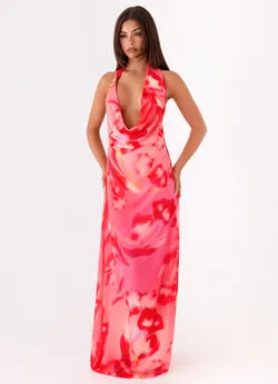 Lalia Maxi Dress - Sun Blushed Bloom