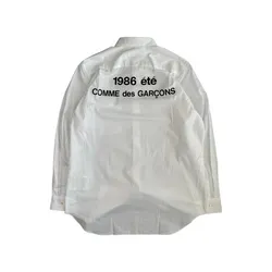 (NEW) COMME DES GARCONS 1986 ETE SHIRT - WHITE