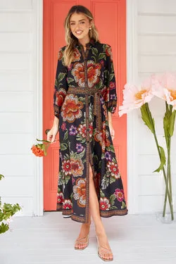 Lea Maxi Dress - Black